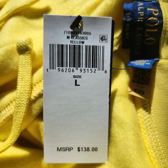 NWT Men's Ralph Lauren Polo Fleece Logo Joggers - Picture 4 of 8